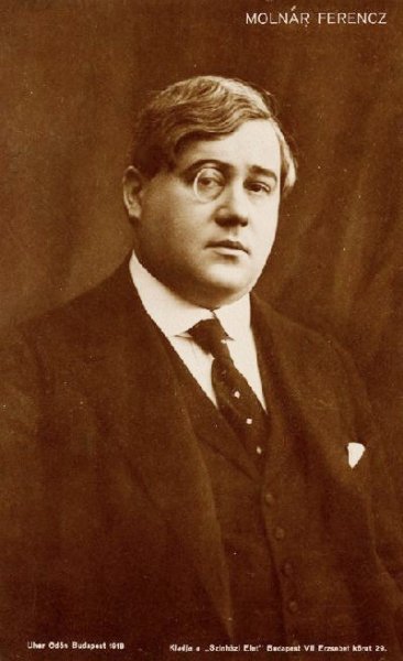 Molnár Ferenc, aki a kávéház kulcsát a Dunába dobta... (forrás: wikiped