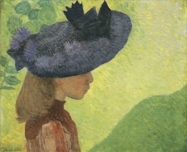 Maillol: Mademoiselle Faraill kalapban, 1890