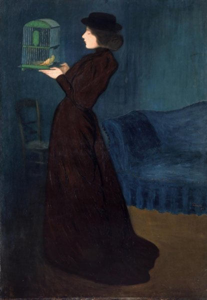 Rippl-Rónai: Kalitkás nő